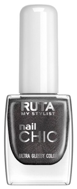 Лак для ногтей Nail Chic 24 графитовый металлик