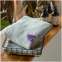 Полотенце для собак SAVVE Dog Towel, супервпитывающее из микрофибры, серый