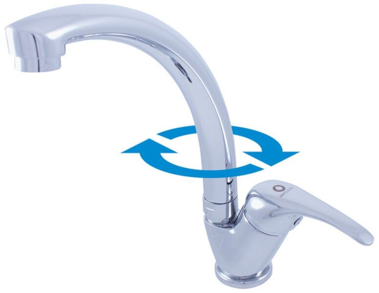 Смеситель для кухни RAV Slezak Sazava, хром SA006.5/3