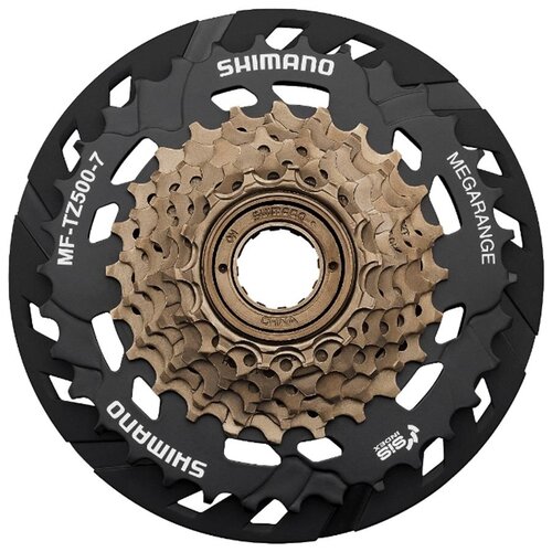 SHIMANO Трещотка Shimano MF-TZ500 без упаковки (7ск, 14-34, с защитой)