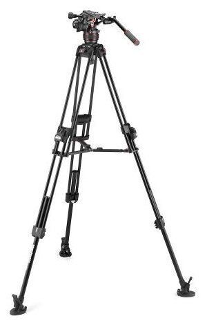 Штатив Manfrotto 645 Fast Twin, алюминиевый с головой Nitro 608