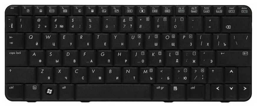 Клавиатура для ноутбуков HP Pavilion TX1000 RU Black