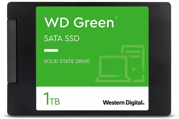 Твердотельный накопитель Western Digital Green SSD SATA2.5 1Tb SLC WDS100T3G0A