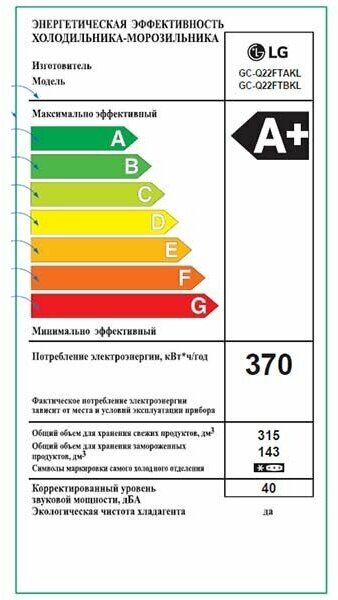 Холодильник LG GC-Q22FTAKL, серый - фотография № 15