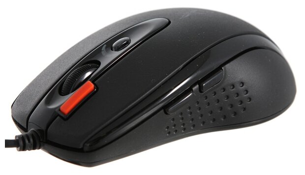 Мышь A4Tech xl750mk2500dpi встрпамять-16кбчастота опроса 1000гцчерная6кнколесо-кнопка USB