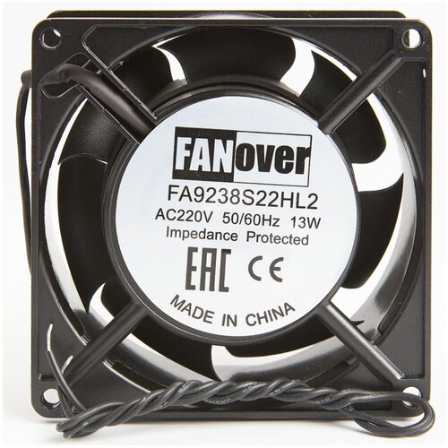 Вентилятор FANOVER 92х92х38мм 220В FA9238S22HL2