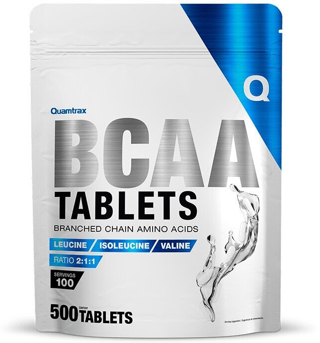Quamtrax Nutrition BCAA 1000 2:1:1, 500 таб