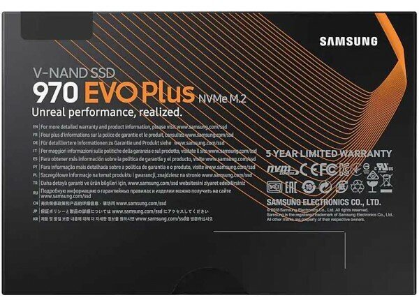 SAMSUNG Накопитель SSD Samsung PCIe 3.0 x4 2TB MZ-V7S2T0BW 970 EVO Plus M.2 2280 MZ-V7S2T0BW