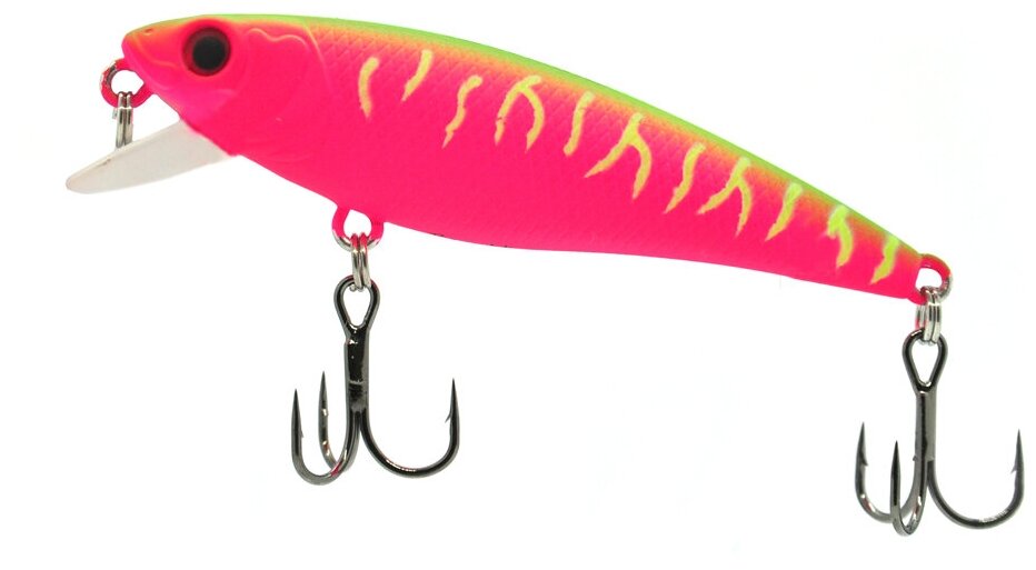 Воблер для рыбалки Mottomo Bang Minnow 65SP 6,3g Watermelon Pink минноу суспендер для спиннинга, твичинга. Приманка на щуку