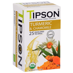 Чай травяной Tipson Turmeric & camomile в пакетиках - изображение