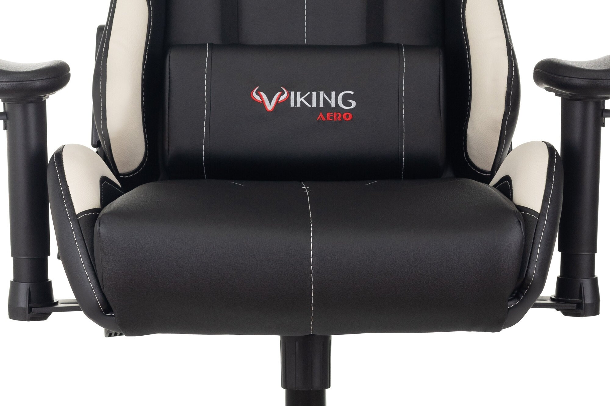 Кресло игровое БЮРОКРАТ VIKING 5, на колесиках, искусственная кожа, черный [viking 5 aero black] - фото №13