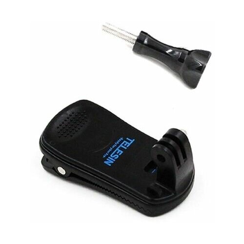 фото Telesin универсальное крепление-зажим 360° для экшн камер gopro, xiaomi, sjcam, eken