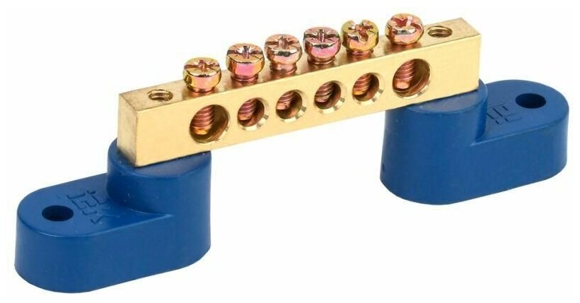 фото Шина сборная нулевая (полосовая) IEK YNN10-69-6C2-K07