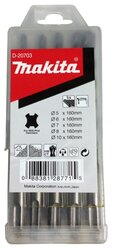 Набор SDS-plus Makita D-20703 160 мм