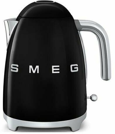 Чайник SMEG KLF03BLEU 50's Style, черный