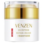 Venzen Six Peptide Repair Cream Омолаживающий ночной крем для лица с гексапептидом - изображение