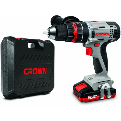 Аккумуляторный ударный шуруповерт CROWN CT21075HMX-2 BMC