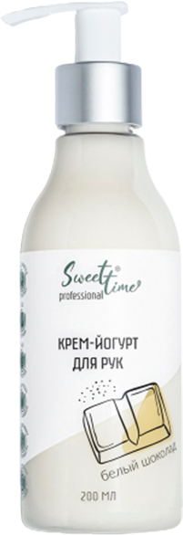 Крем-йогурт для рук, белый шоколад / Sweet Time 200 мл