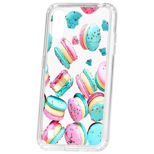 фото Чехол-накладка samsung galaxy a01/a015 kruche print макарон