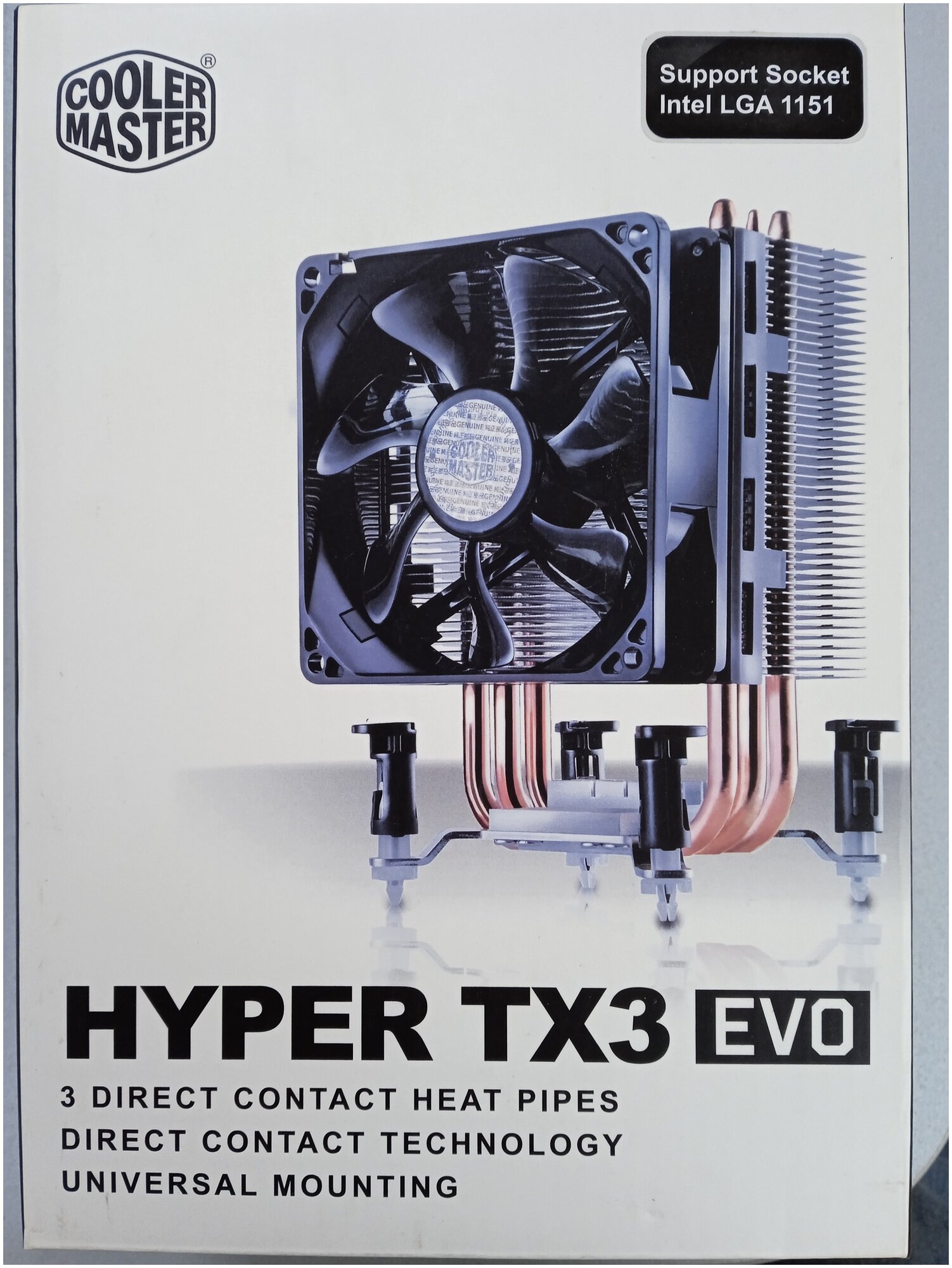 Кулер Cooler Master Hyper TX3 Evo LGA1156/1155/775/FM1/AM3(+)/AM2(+) PWM (RR-TX3E-22PK-R1) - фото №2