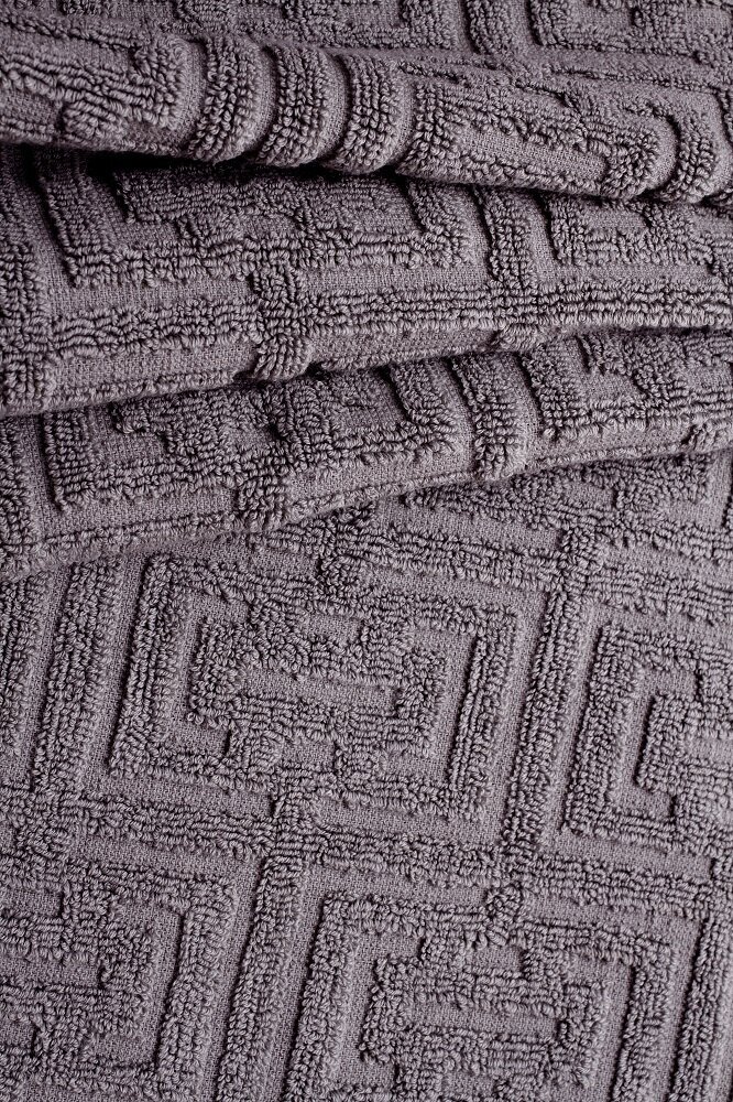Полотенце Спарта махровое 50х90 серый опал - фотография № 2