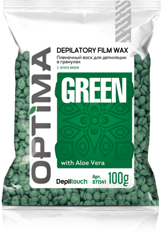 Воск в гранулах «GREEN» Depiltouch OPTIMA, 100 гр