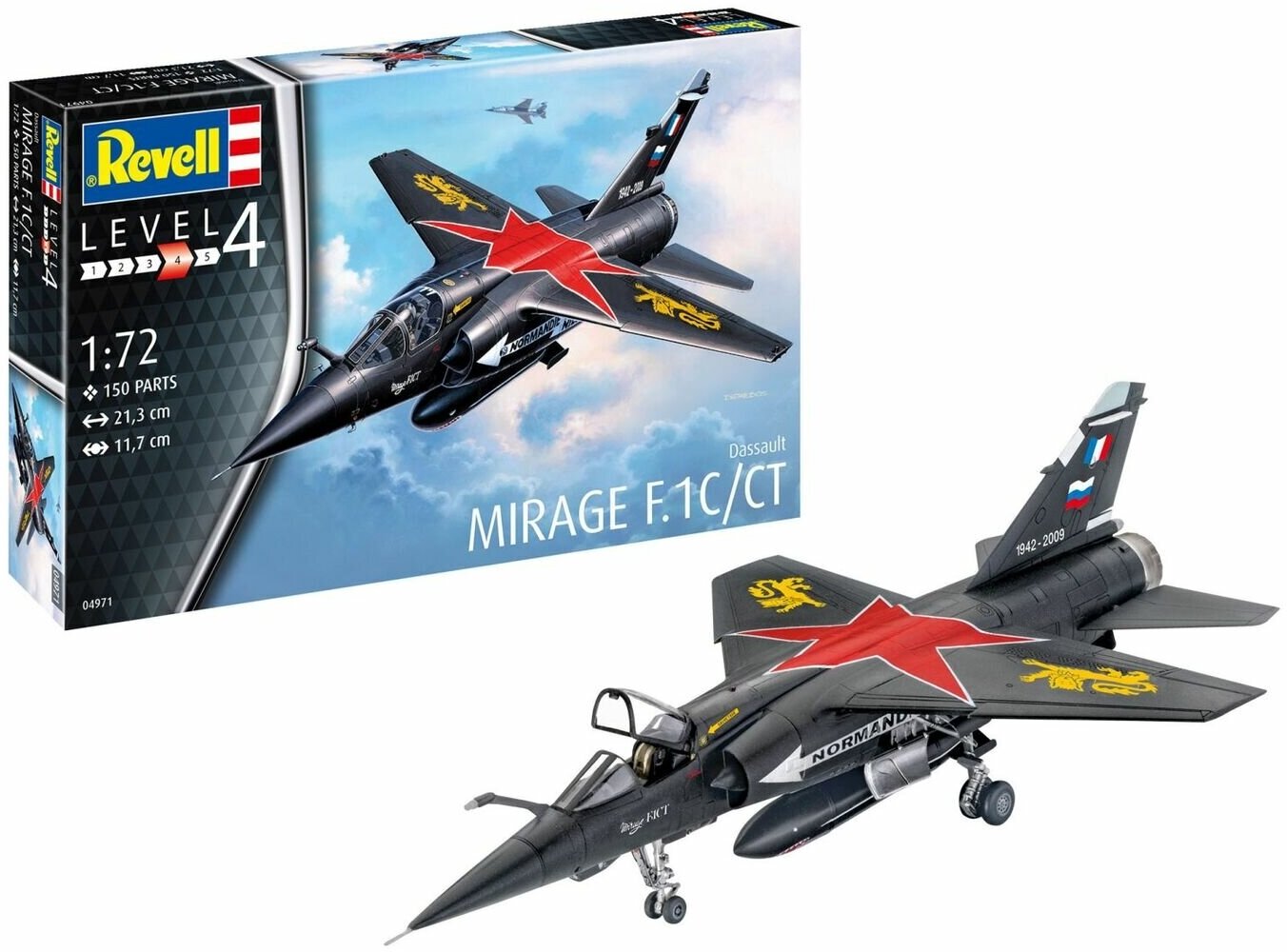 Набор Лёгкий многоцелевой истребитель Дассо Мираж F.1C Revell - фото №9