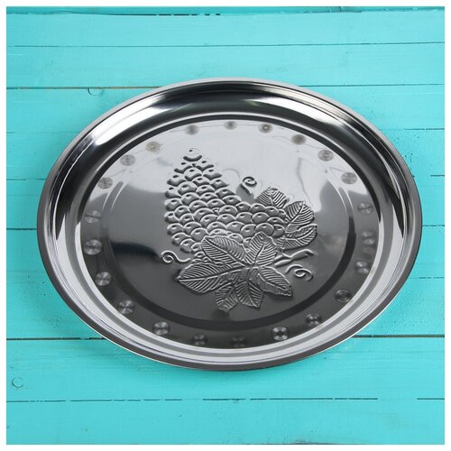 Поднос из нержавеющей стали Виноградная лоза 302 см 502₽
