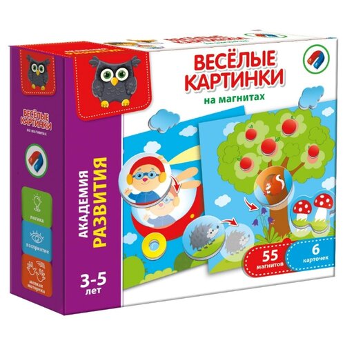 Магнитная игра Vladi Toys Веселые картинки (VT5422-02)