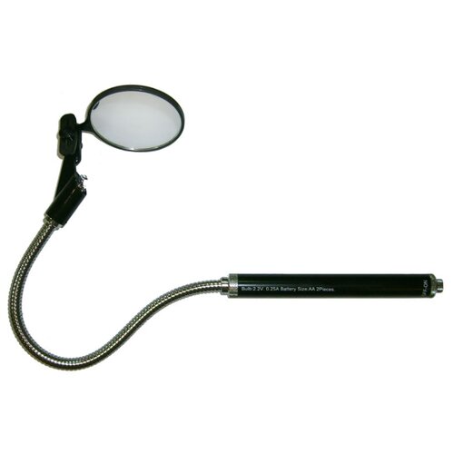 фото Зеркало на гибкой ручке с подсветкой в2009 27020 skrab