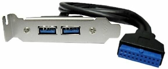 Планка (bracket) портов в корпус – 2 порта USB 30 низпрофильная (low profile) Espada модель: EBRT-2USB3LOW