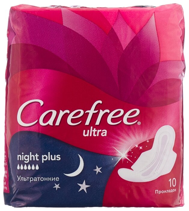 Carefree прокладки Ultra Night Plus