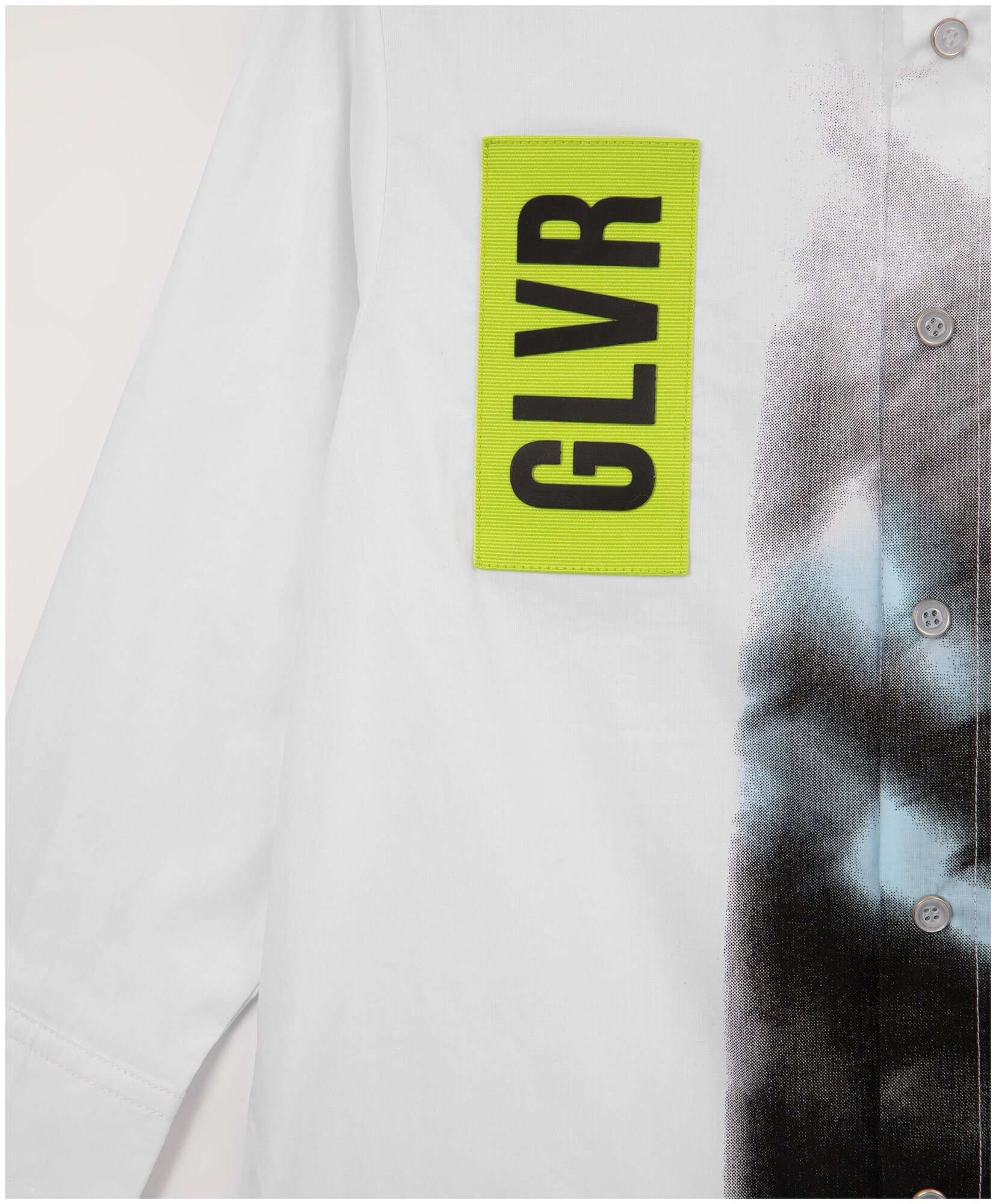 Рубашка Gulliver, размер 122, белый - фотография № 3