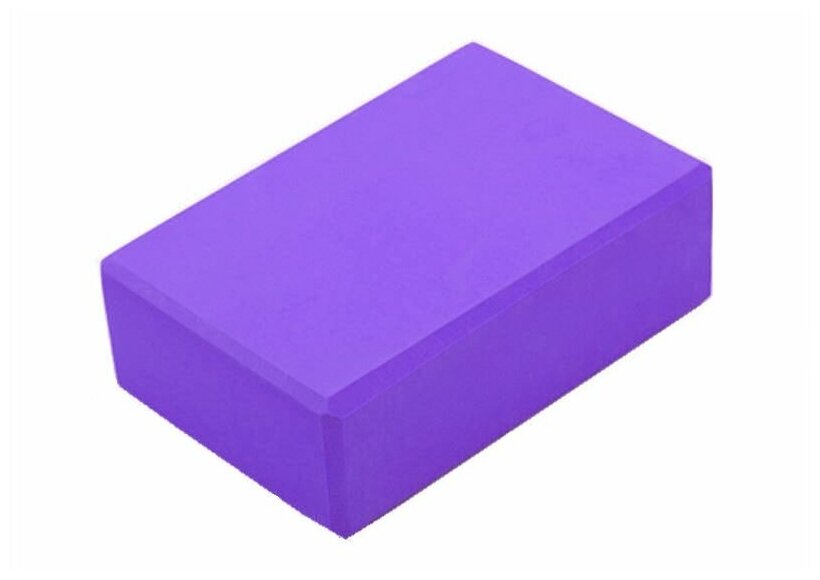 Блок (кирпич) для йоги, Bentfores (23 х 15 х 7.5 см, фиолетовый, 33979)