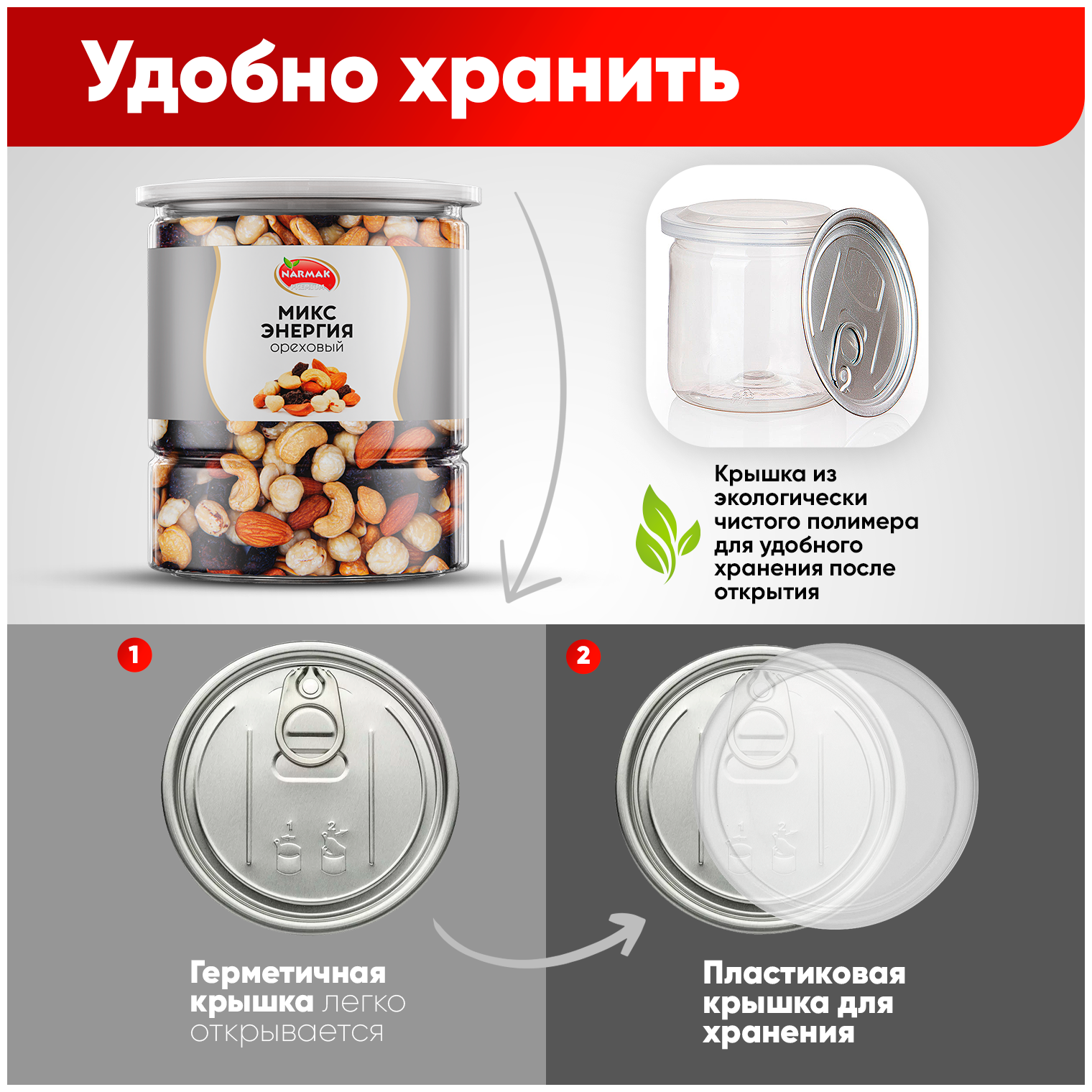 Смесь ореховая с изюмом 500гр/Смесь орехов и изюма Narmak Premium/Микс орехов с изюмом