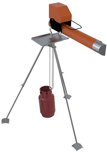 Телескопическая стойка-тренога для пропановых отпугивателей птиц "SITITEK E20", "Zon EL08" и Zon Mark 4"