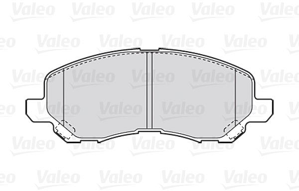 Тормозные колодки Valeo - фото №1
