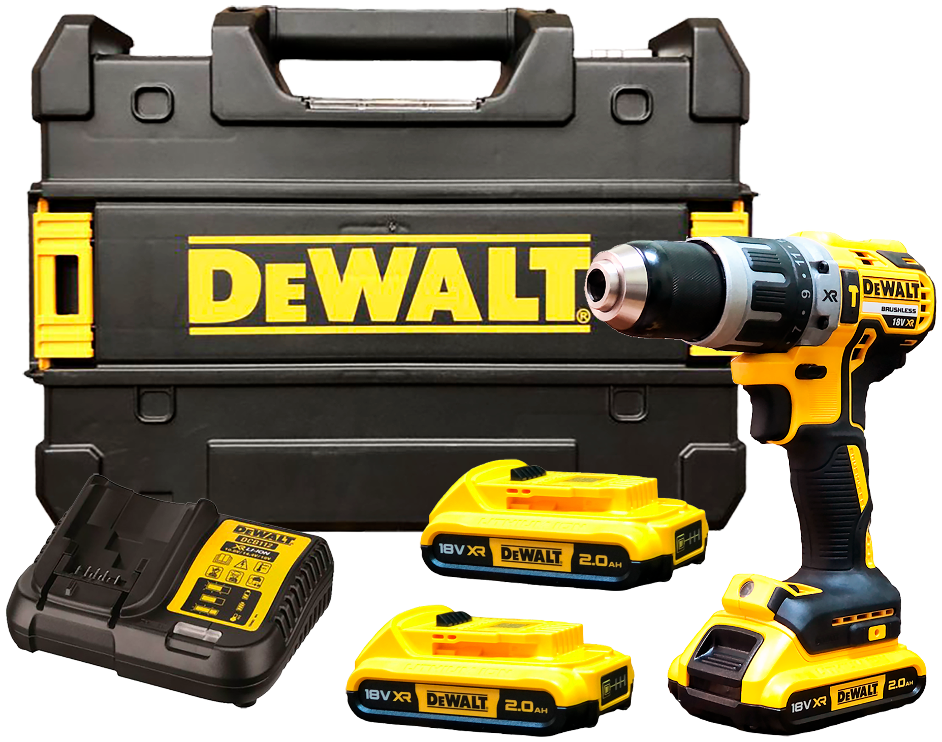 Аккумуляторная ударная дрель-шуруповерт DeWalt DCD796D3