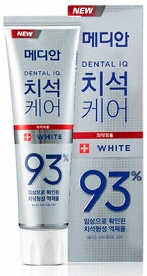 Бережное очищение с системой отбеливания зубов Median 93% Original Toothpaste-White 120 ml