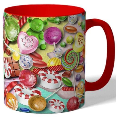 фото Кружка сладости. шоколад, зеленый ушастик drabs