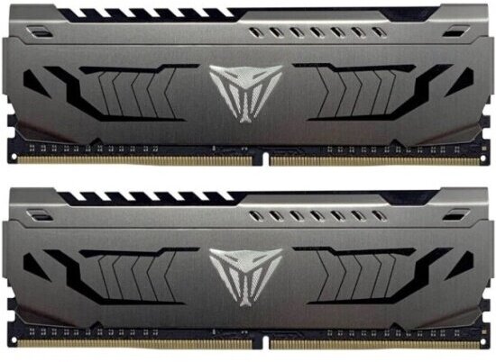 Оперативная память Patriot Memory DDR4 64Gb (2x32Gb) 3600MHz pc-28800 Viper STEEL (PVS464G360C8K)