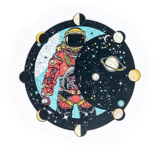 Деревянный пазл Космическая История (S/95) (Chapa), деталей 95, размер 21х21 см