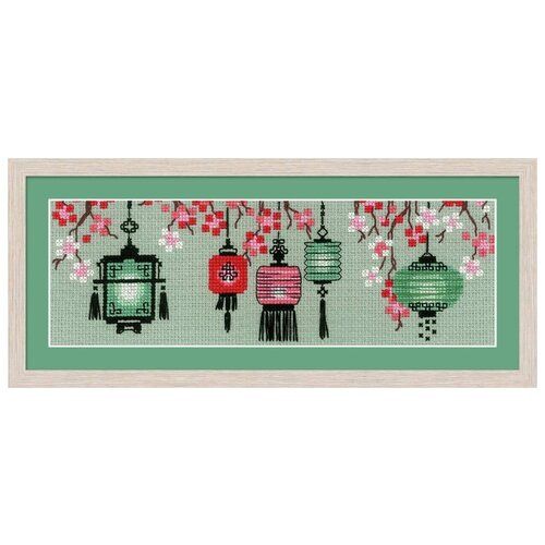 фото Набор для вышивания риолис 1707 китайские фонарики