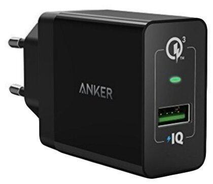 Зарядное устройство Anker PowerPort+ Quick Charge 3.0, чёрное [A2013L11]