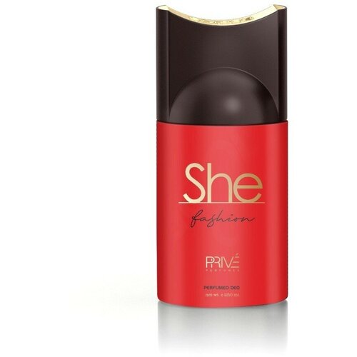 Дезодорант-спрей женский Prive She fashion, 250мл prive дезодорант спрей crazy girl женский 250мл