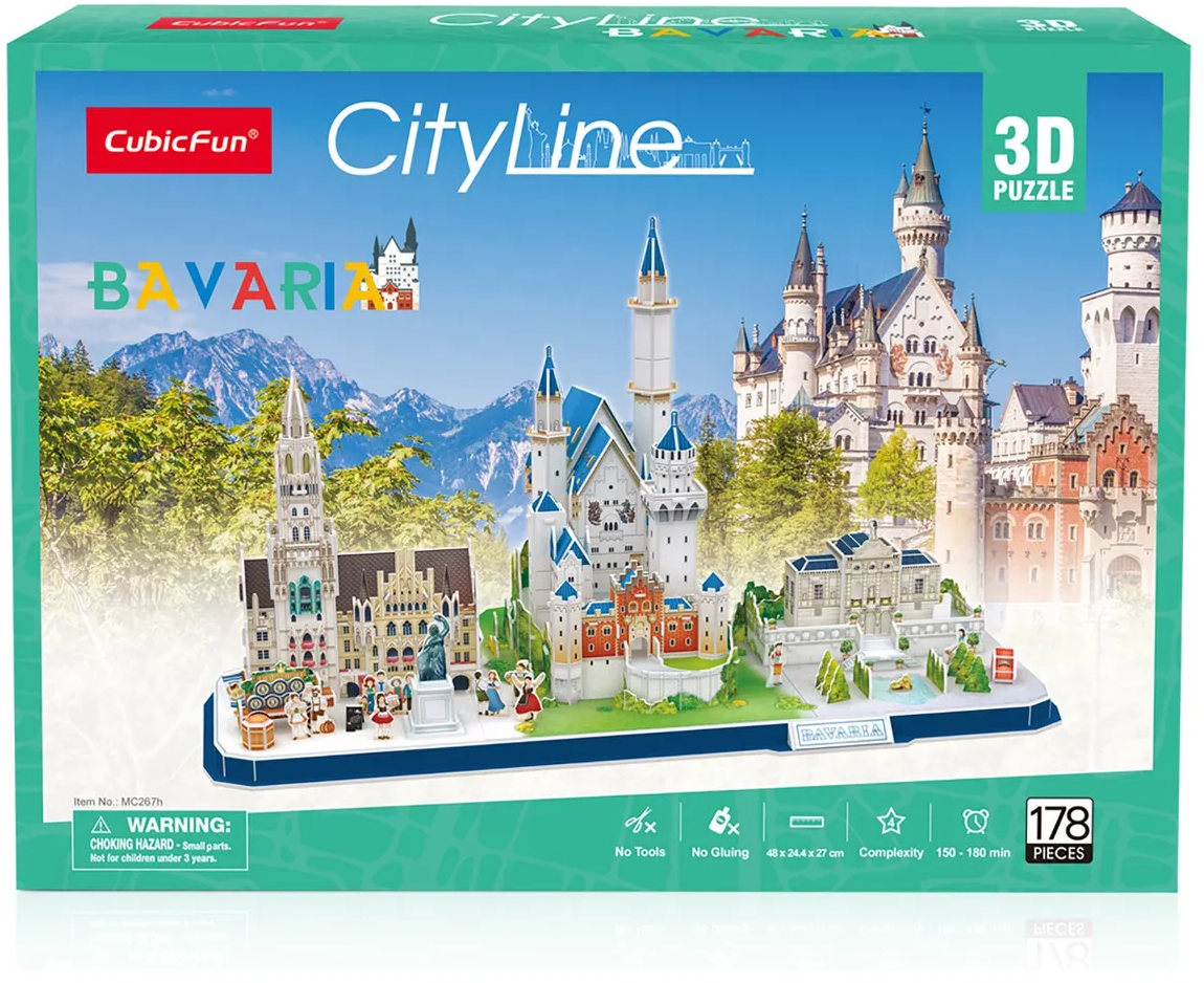3D пазлы Бавария City Line