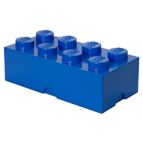 фото Ящик для хранения 8 storage brick синий lego