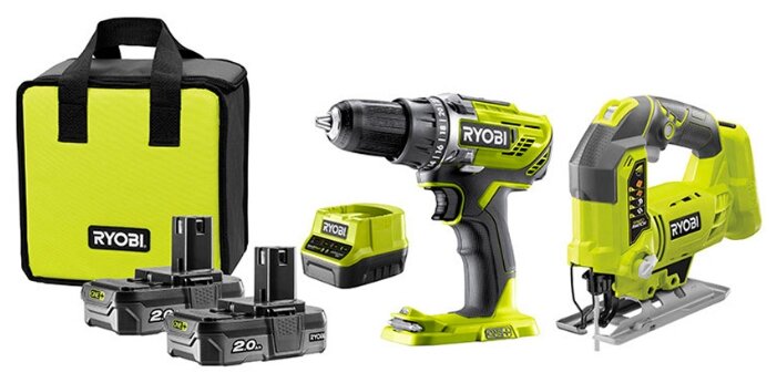 Набор аккумуляторного электроинструмента RYOBI R18DDJS-220S