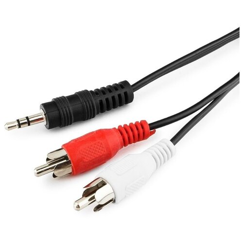 фото Кабель Cablexpert mini Jack 3.5 - 2 x RCA (CCA-458) 1.5 м черный