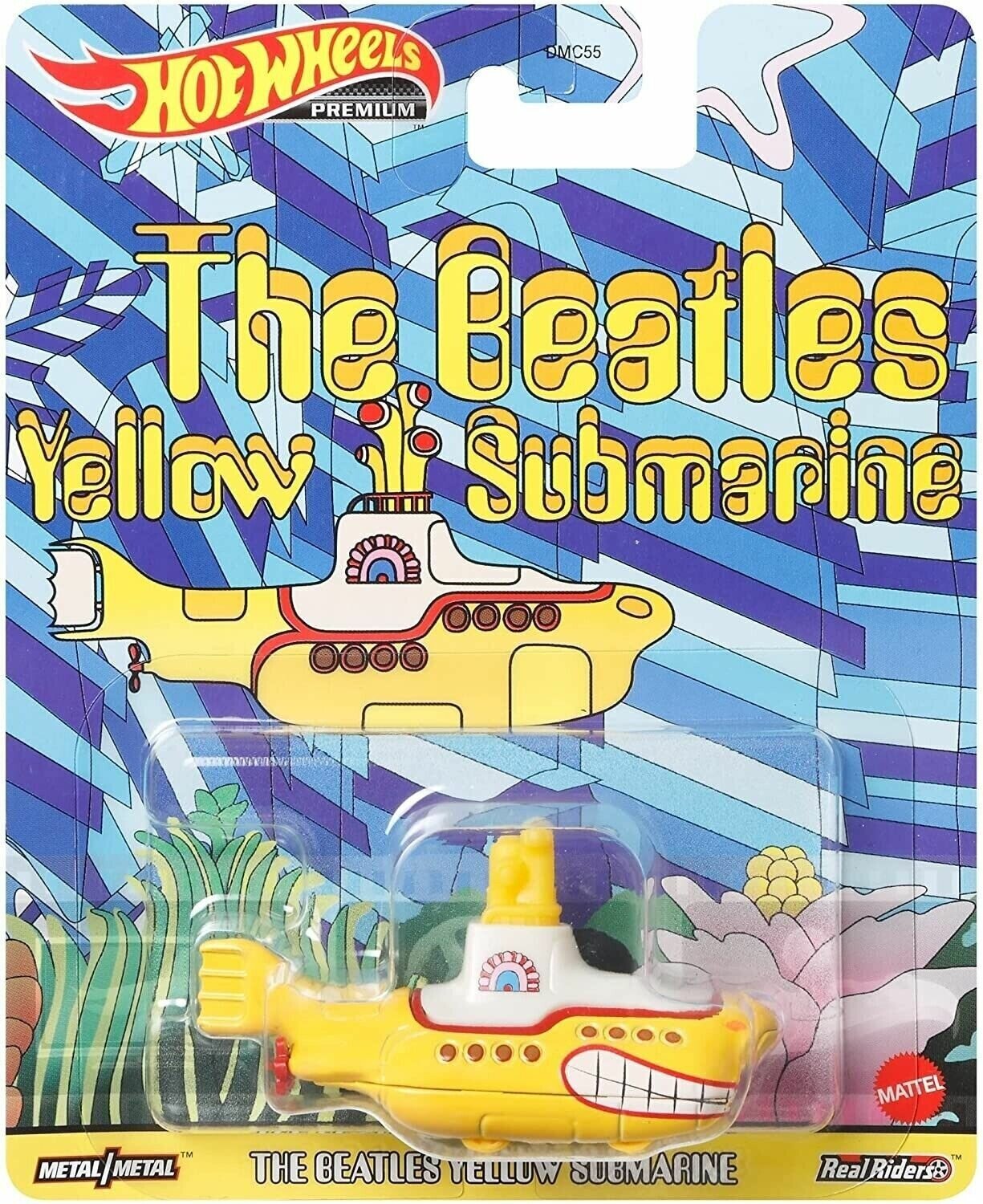 Модель коллекционная Hot Wheels PREMIUM Retro Entertainment The Beatles Yellow Submarine